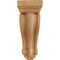 Ekena Millwork 6"W x 7 1/2"D x 16"H Devon Traditional Wood Corbel, Red Oak CORW06X08X16DERO - alternate 2